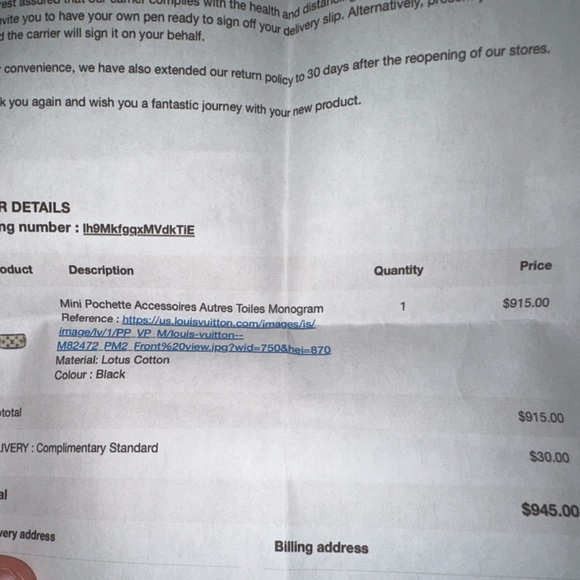 Authentic Lotus Louis Vuitton - Picture 7 of 8